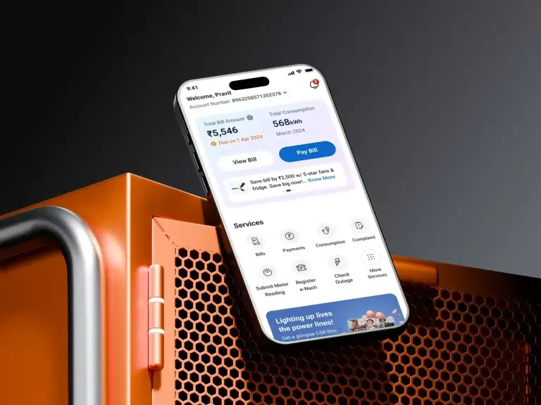 A Versatile Utility App with 5M+ Downloads, 10X Faster Bill Payments and 4.7★ App Ratings for India’s Largest Electricity Distribution Company