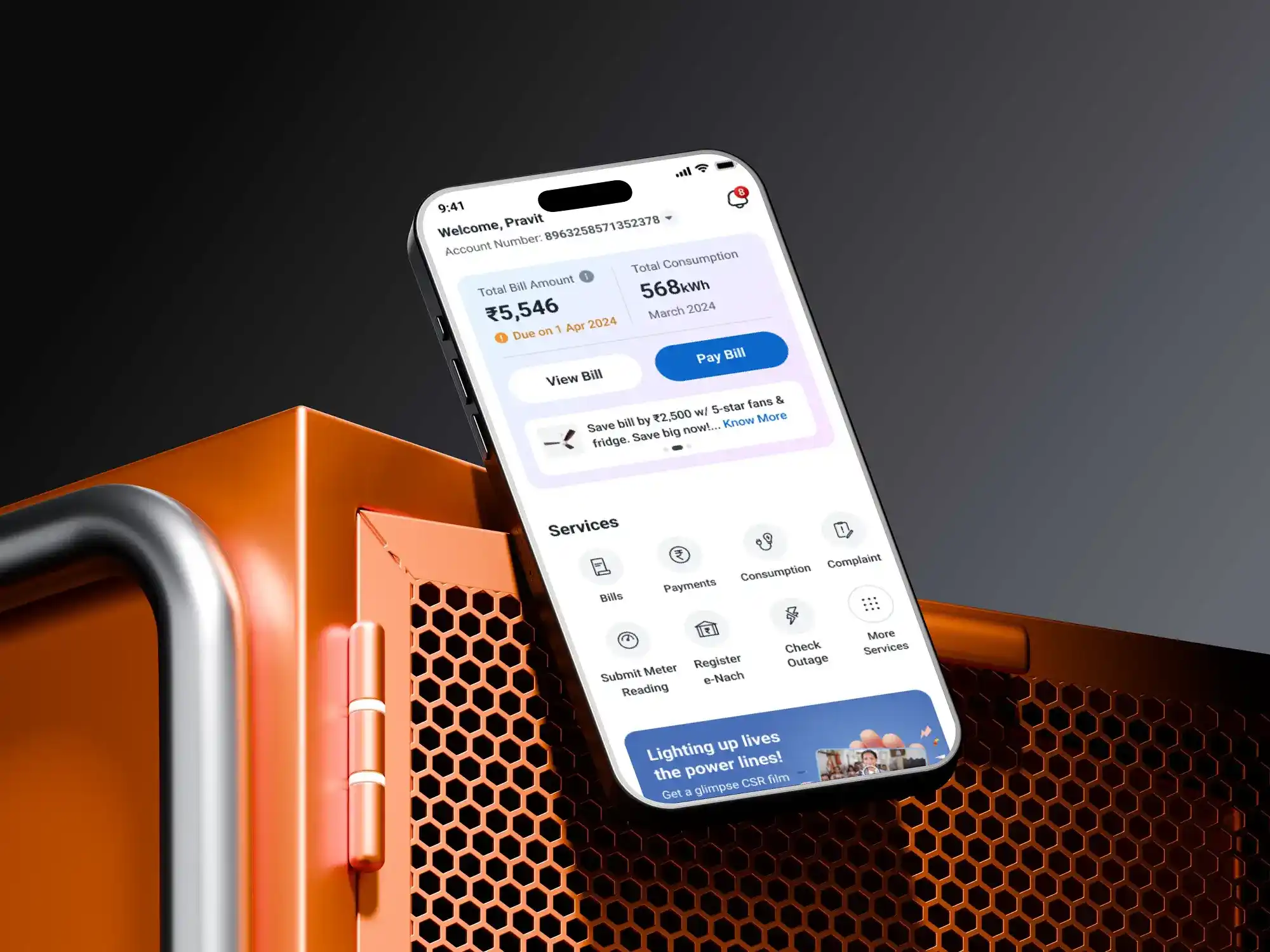 A Versatile Utility App with 5M+ Downloads, 10X Faster Bill Payments and 4.7★ App Ratings for India’s Largest Electricity Distribution Company